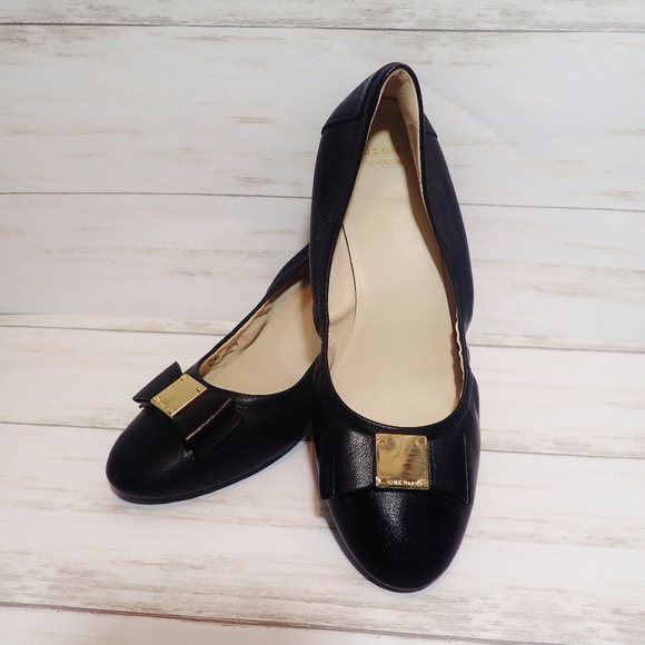 cole haan flats black